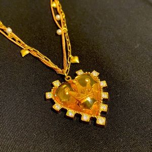 Betsey Johnson Crown Necklace